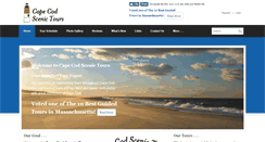 Desktop Screenshot of capecodscenictours.com